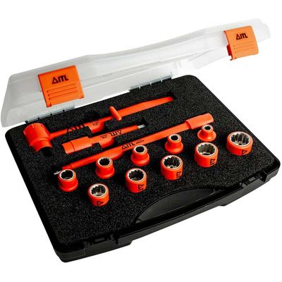 ITL 13 Piece Insulated 1/2" Drive Bi Hexagon Socket Set 1/2"