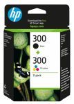 HP 300 2-pack Black/Tri-color Original Ink Cartridges - Image 1