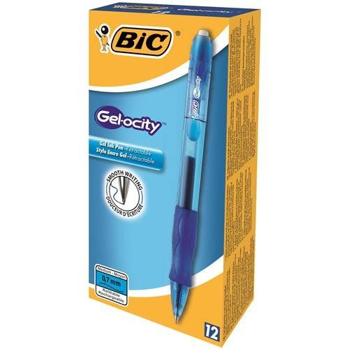 BIC 829158 ballpoint pen Blue Clip-on retractable ballpoint pen 12 pc(s) - Image 1