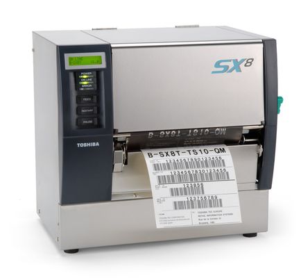 Toshiba B-SX8T 300dpi 8inch Wide Industrial Label Printer - Thumbnail 2