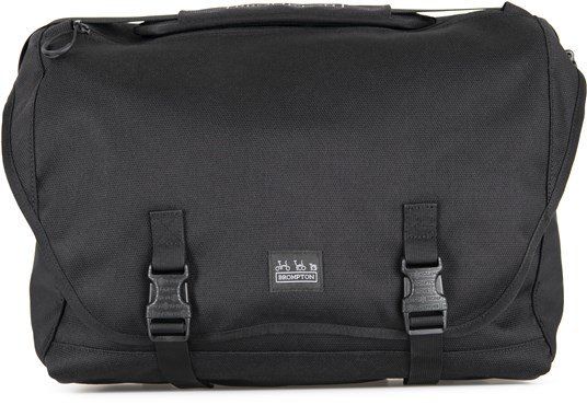 Brompton Metro Messenger Large Bag with Frame Black - Thumbnail 2