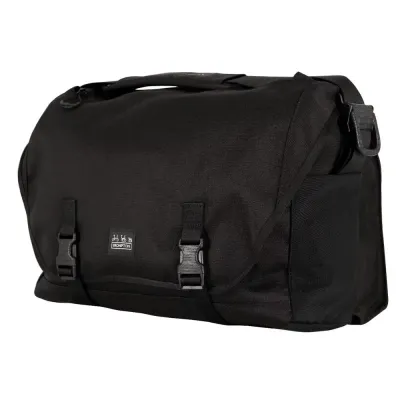 Brompton Metro Messenger Large Bag with Frame Black