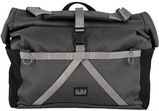 Brompton Borough Roll Top Large Pannier Bag Dark Grey - Thumbnail 2