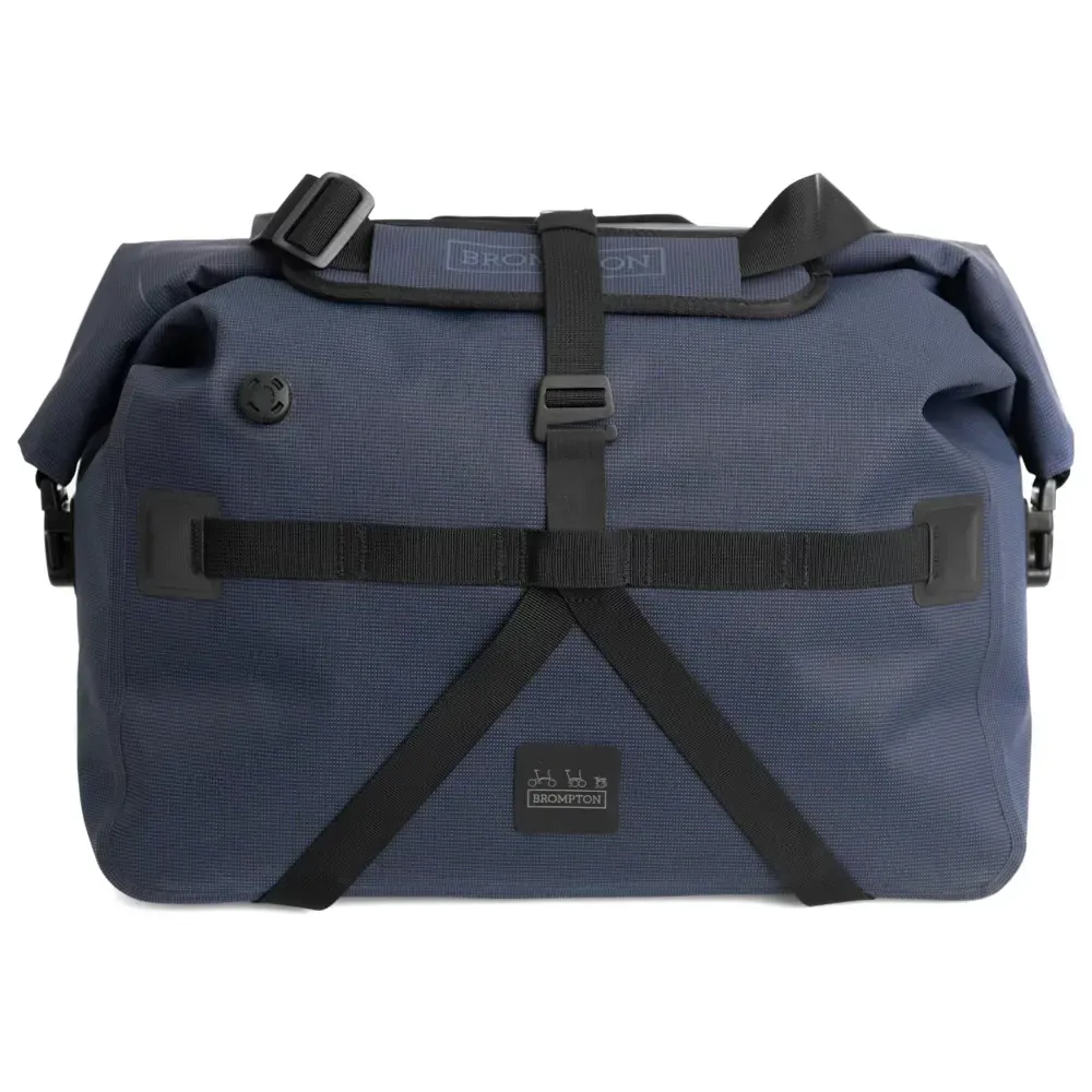 Brompton Borough Waterproof Bag Large with frame Navy - Image 1