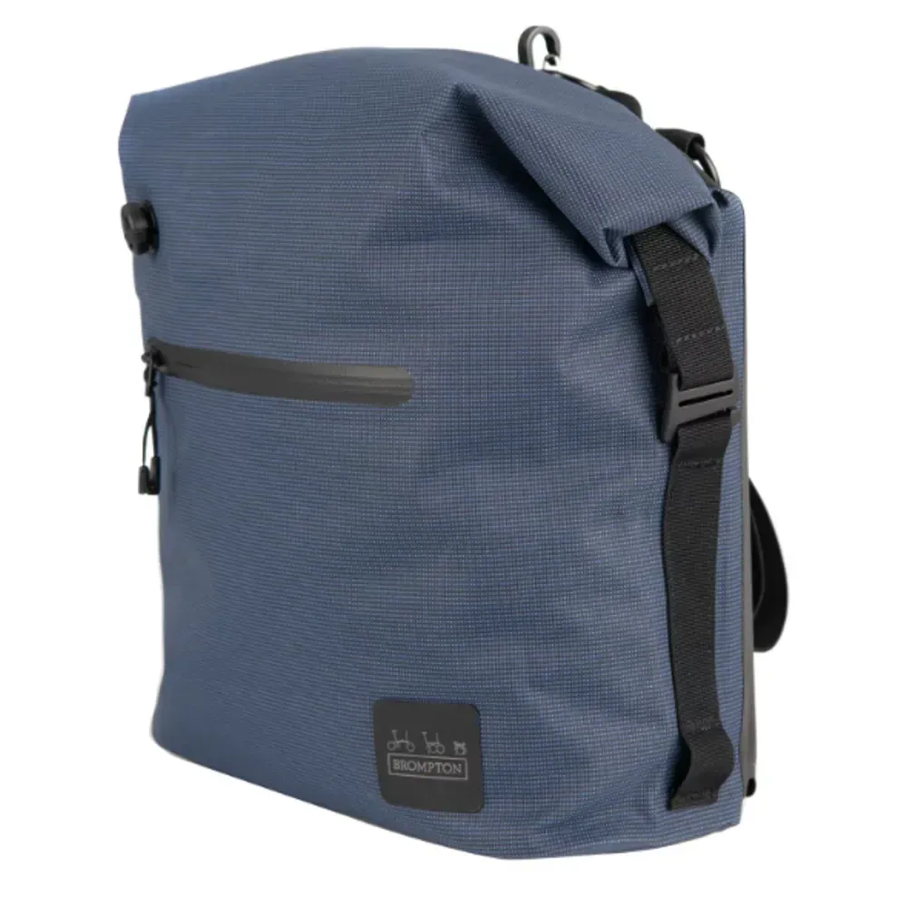 Brompton Borough Waterproof Backpack Small with Frame Navy - Image 1
