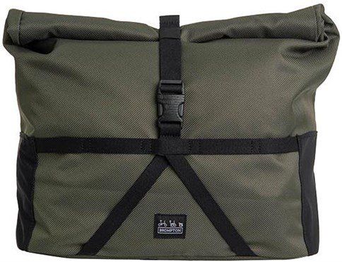 Brompton Borough Bag with Frame Medium Olive - Thumbnail 2