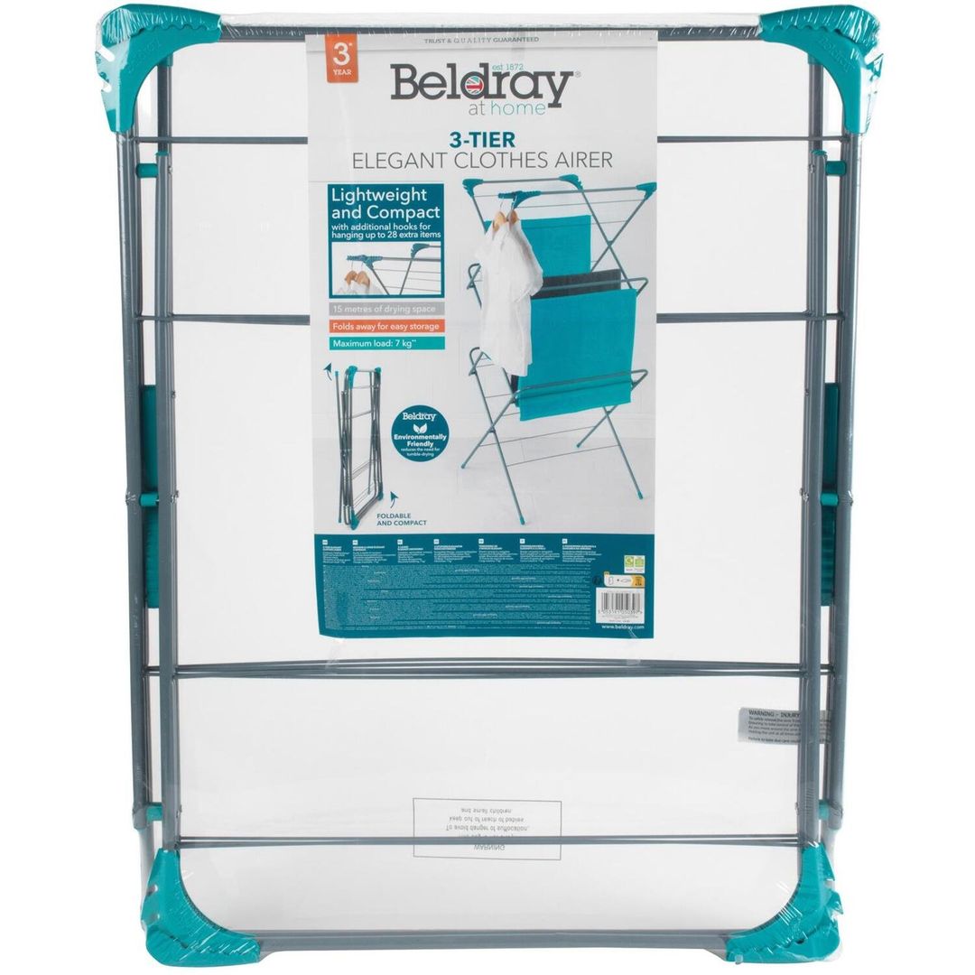 BELDRAY LA050397XEU7 Clothes Airer - Blue - Image 1