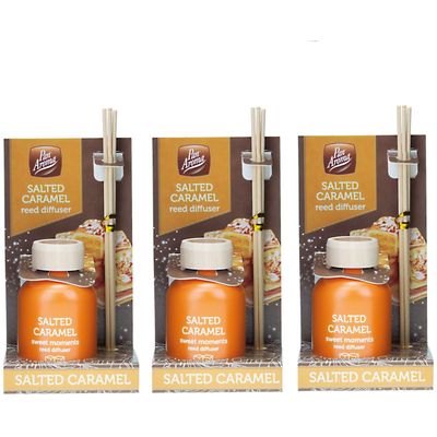 Pack of 3 Pan Aroma Lime & Ginger Reed Diffusers 50ml - Orange