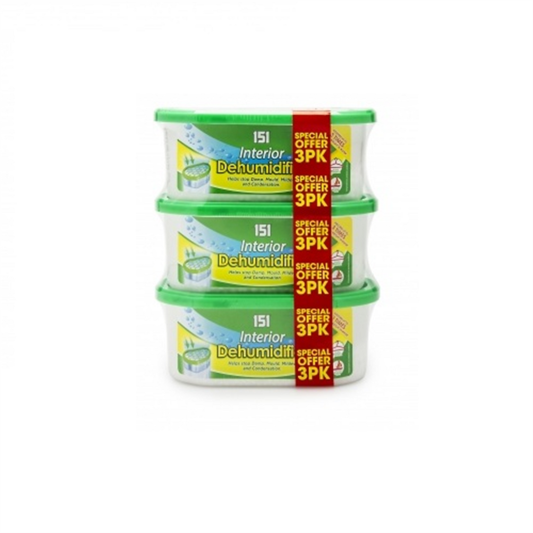 Pack of 3 Interior Dehumidifiers by 151 Products - Multi - Image 1