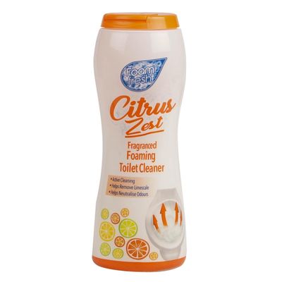 Foam Fresh Citrus Zest Foaming Toilet Cleaner 370g - Thumbnail 2