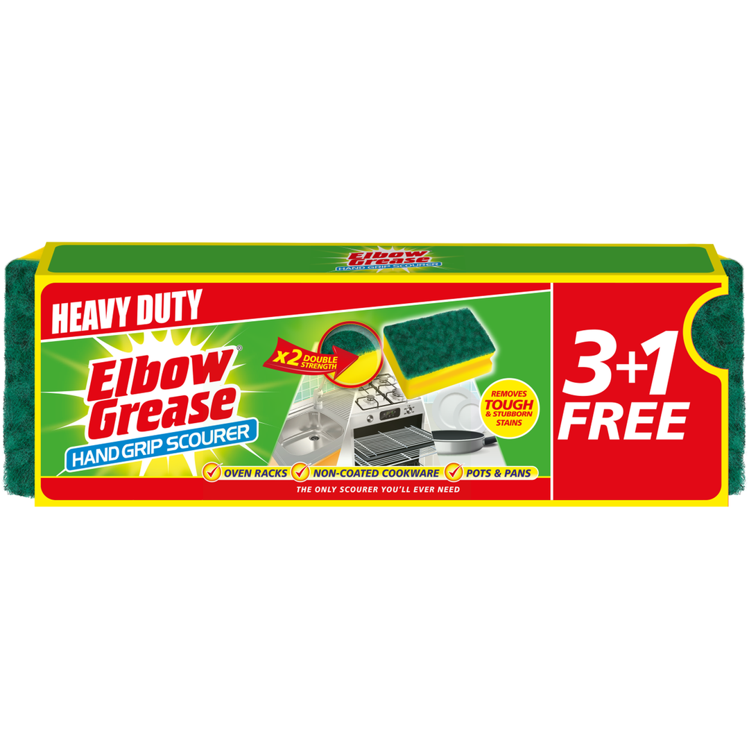 Pack of Four Elbow Grease Handgrip Scourers - Image 1
