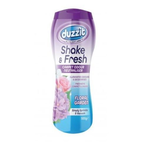 Duzzit Shake & Fresh Carpet Odour Neutraliser Floral 500g - Image 1