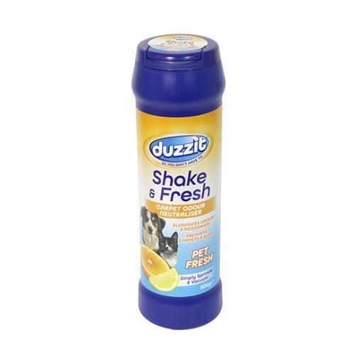 Duzzit Shake & Fresh Orange Carpet Odour Neutraliser 500g - Image 1