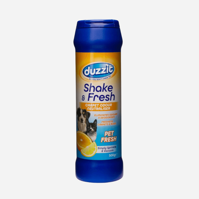 Duzzit Shake & Fresh Orange Carpet Odour Neutraliser 500g - Thumbnail 2
