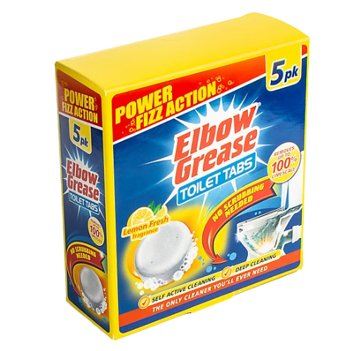 Elbow Grease Toilet Tabs Lemon Fresh 5 x 30g - Image 1