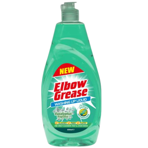 Elbow Grease Eucalyptus Washing Up Liquid 600ml - Image 1