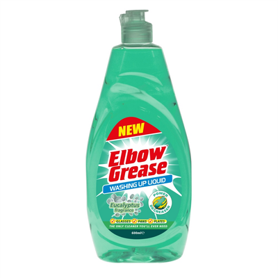 Elbow Grease Eucalyptus Washing Up Liquid 600ml - Thumbnail 2