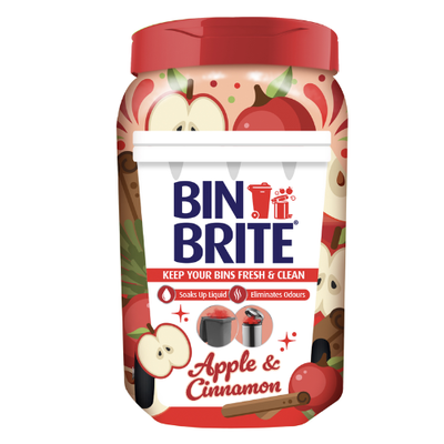 Apple & Cinnamon Bin Odour Neutraliser - 500g - Red - Thumbnail 2