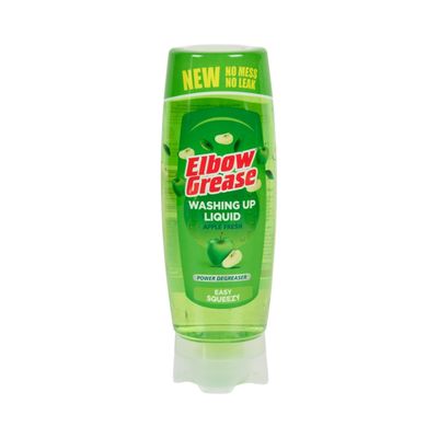 Elbow Grease Apple Fresh Washing Up Liquid 450ml - Thumbnail 2