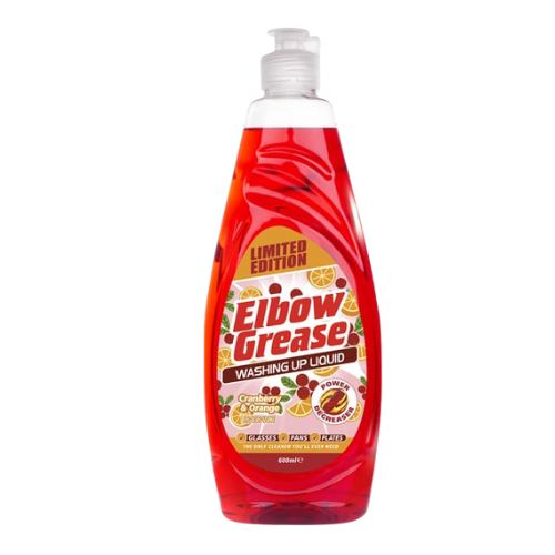 Elbow Grease Cranberry and Orange Washing Up Liquid 600ml Limited Edition - Image 1