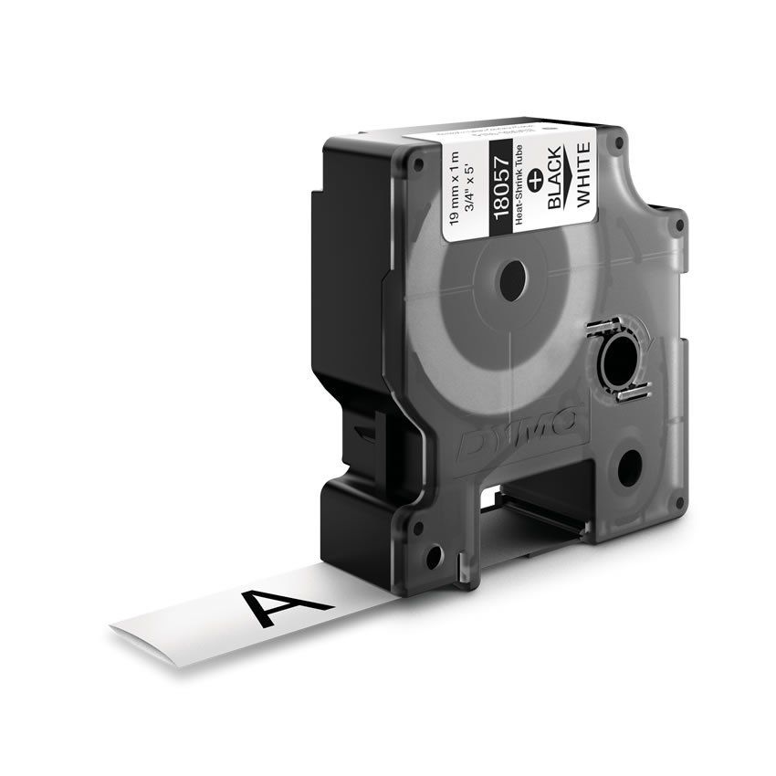 DYMO IND Heat-Shrink Tube Labels - 19mm x 15m - Image 1