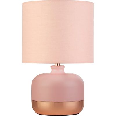 Matt Pink Copper Table Lamp - Pink