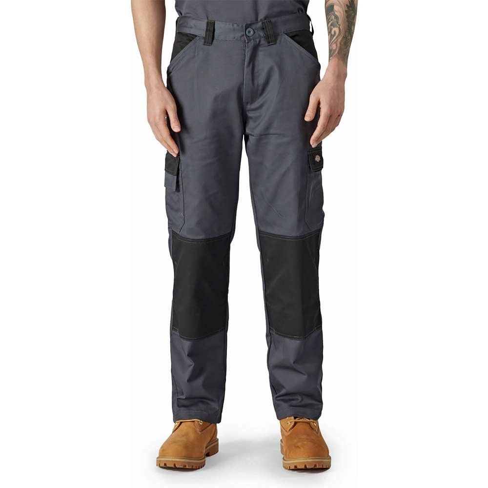 Dickies Everyday Trousers Grey / Black 38" 32" - Image 1