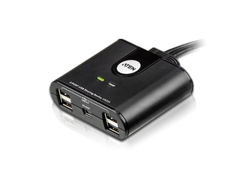 ATEN 2-Port USB 2.0 Peripheral Sharing Device - Image 1
