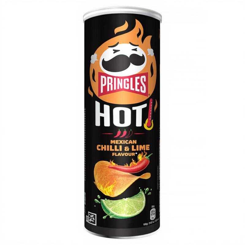Pringles Hot Mexican Chilli & Lime Sharing Crisps 160g - Image 1