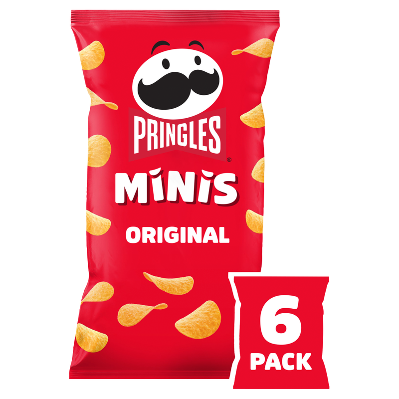 Pringles Minis Original Multipack Crisps 6x20g - Image 1