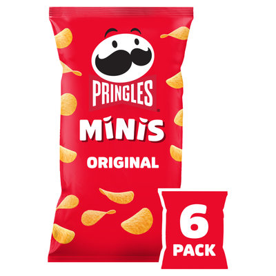 Pringles Minis Original Multipack Crisps 6x20g