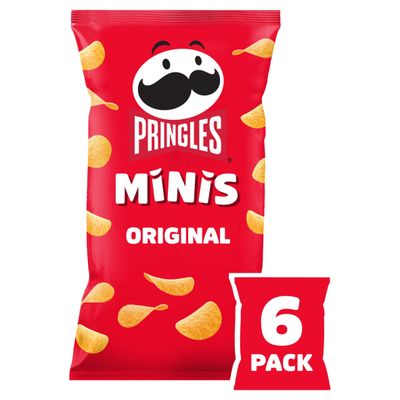 Pringles Minis Original Multipack Crisps 6x20g - Thumbnail 2