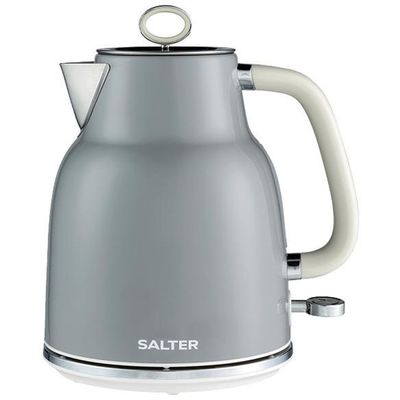 SALTER Retro EK5737 Jug Kettle - Grey, Silver/Grey