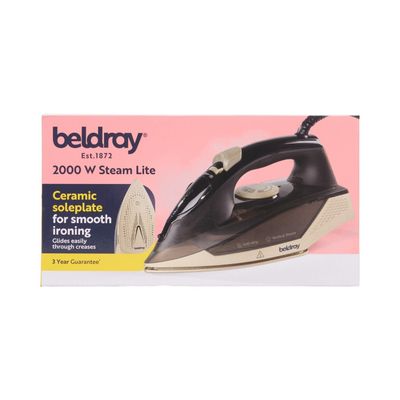 BELDRAY Traditional Steam Iron - Grey, Silver/Grey