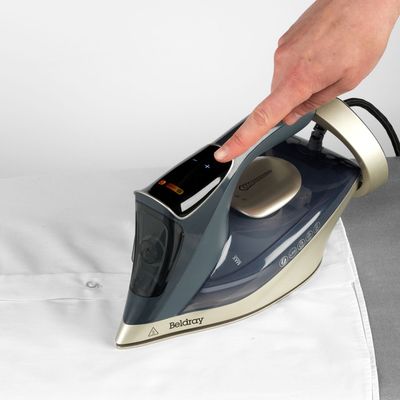 BELDRAY BEL01982 Steam Iron - Titanium, Cream,Silver/Grey - Thumbnail 2
