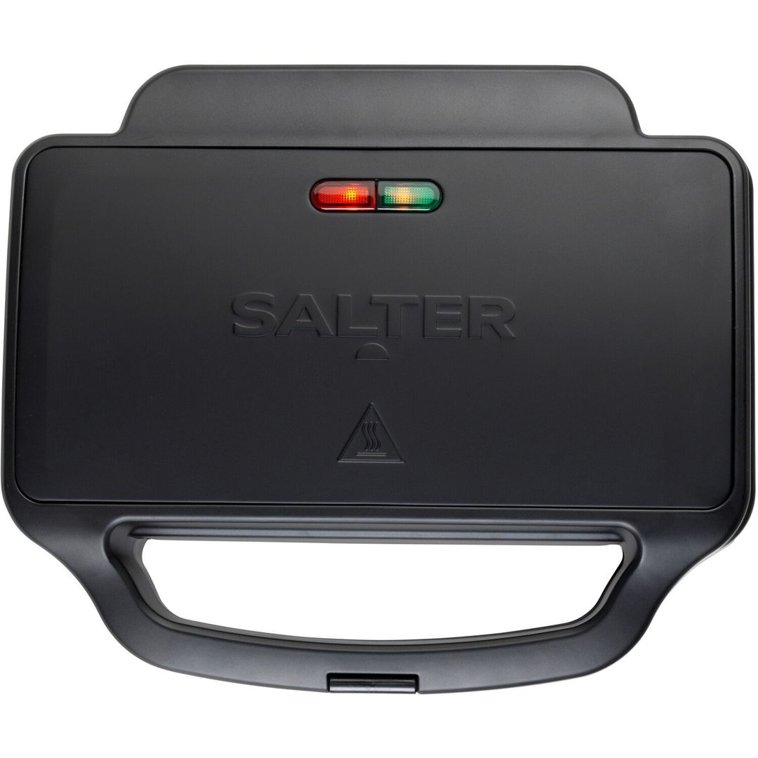 SALTER Kuro EK6344MBLK Sandwich Toaster - Black - Image 1