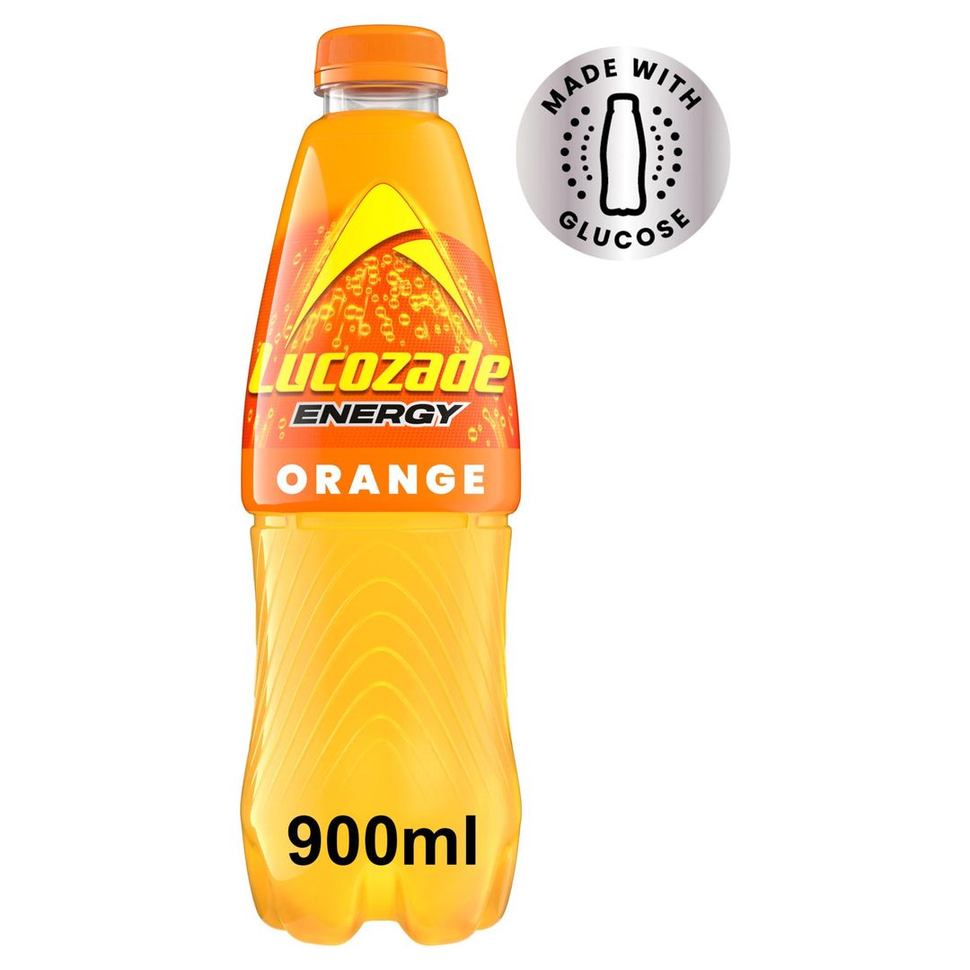 Lucozade Energy Drink Orange 900ml - Image 1