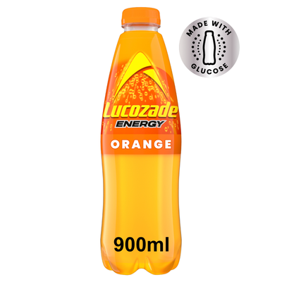 Lucozade Energy Drink Orange 900ml - Thumbnail 2