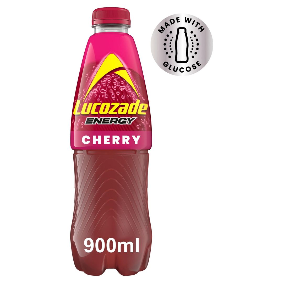 Lucozade Energy Drink Wild Cherry 900ml - Image 1