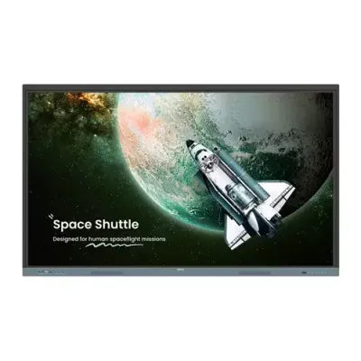 BenQ RE7504 Interactive flat panel 190.5 cm (75") 450 cd/m 4K Ultra HD Black Grey Touchscreen Built-in processor Android