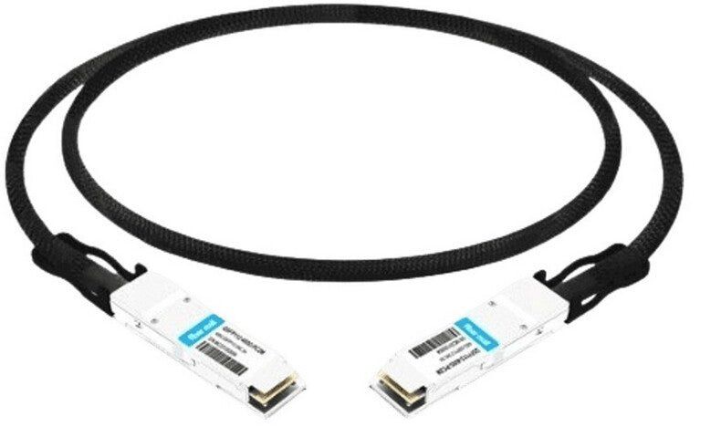 Azlan SF-NJAAKK0006-000.5M InfiniBand/fibre optic cable 0.5 m OSFP Black - Image 1