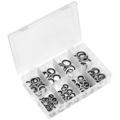Sealey AB010DS Bonded Seal (Dowty Seal) Assortment 88Pc - Metric