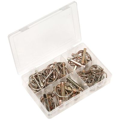 Sealey AB022LP Linch Pin Assortment 50Pc Metric