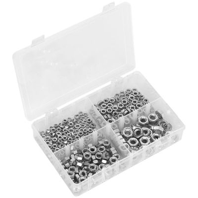 Sealey AB028SN Steel Nut Assortment 370Pc M5-M10 Metric