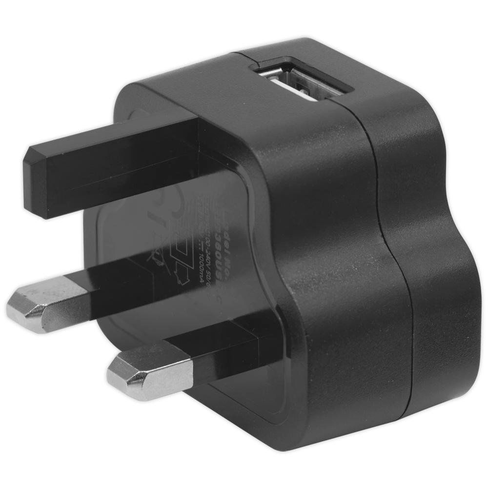 Sealey USB Mains Charger Adaptor - Image 1