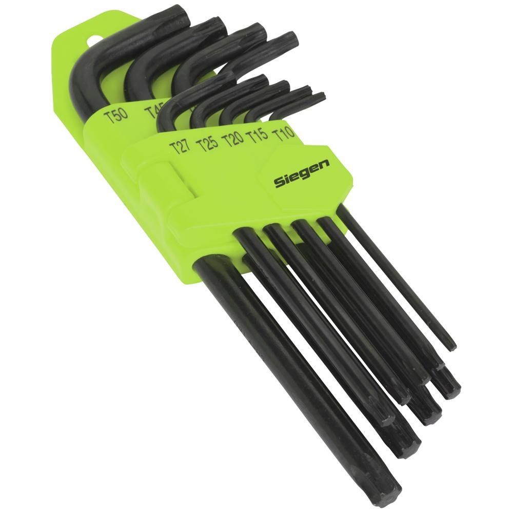 Siegen 9 Piece Long Torx Key Set - Image 1