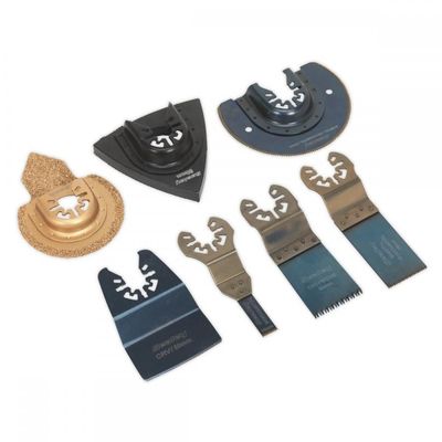 Sealey 7 Piece OIS Oscillating Multi Tool All Purpose Blade Set