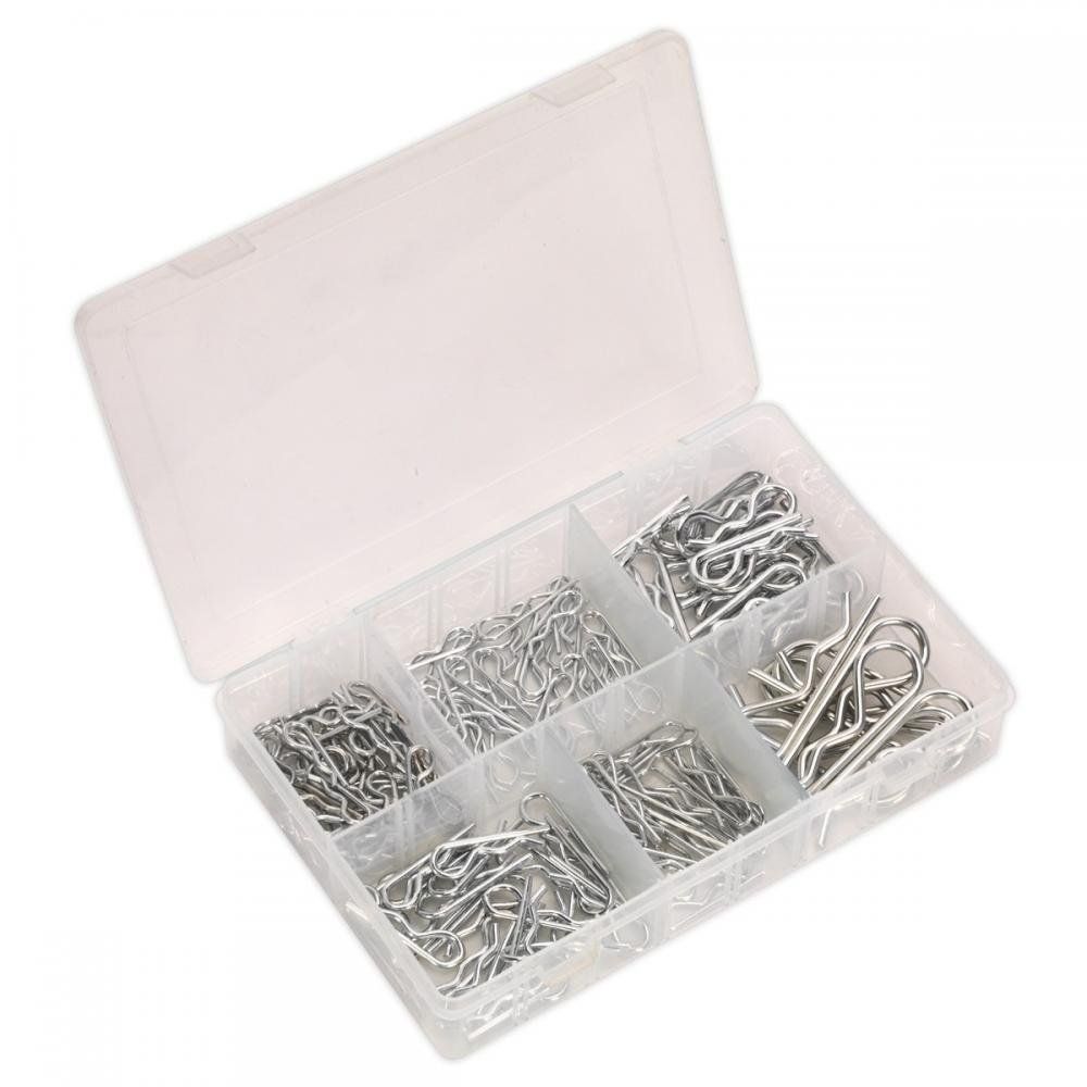 Sealey 150 Piece R Clip Assortment - Image 1