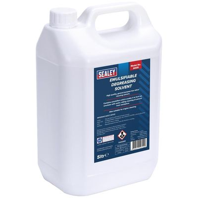 Sealey AK05 Degreasing Solvent Emulsifiable 5L