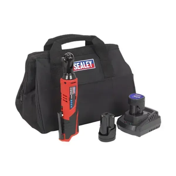 Sealey 12V Sv12 Series 3/8"sq Drive Ratchet Wrench Kit - 2 Batteries | Cp1202Kit | Euro Car Parts - Image 1